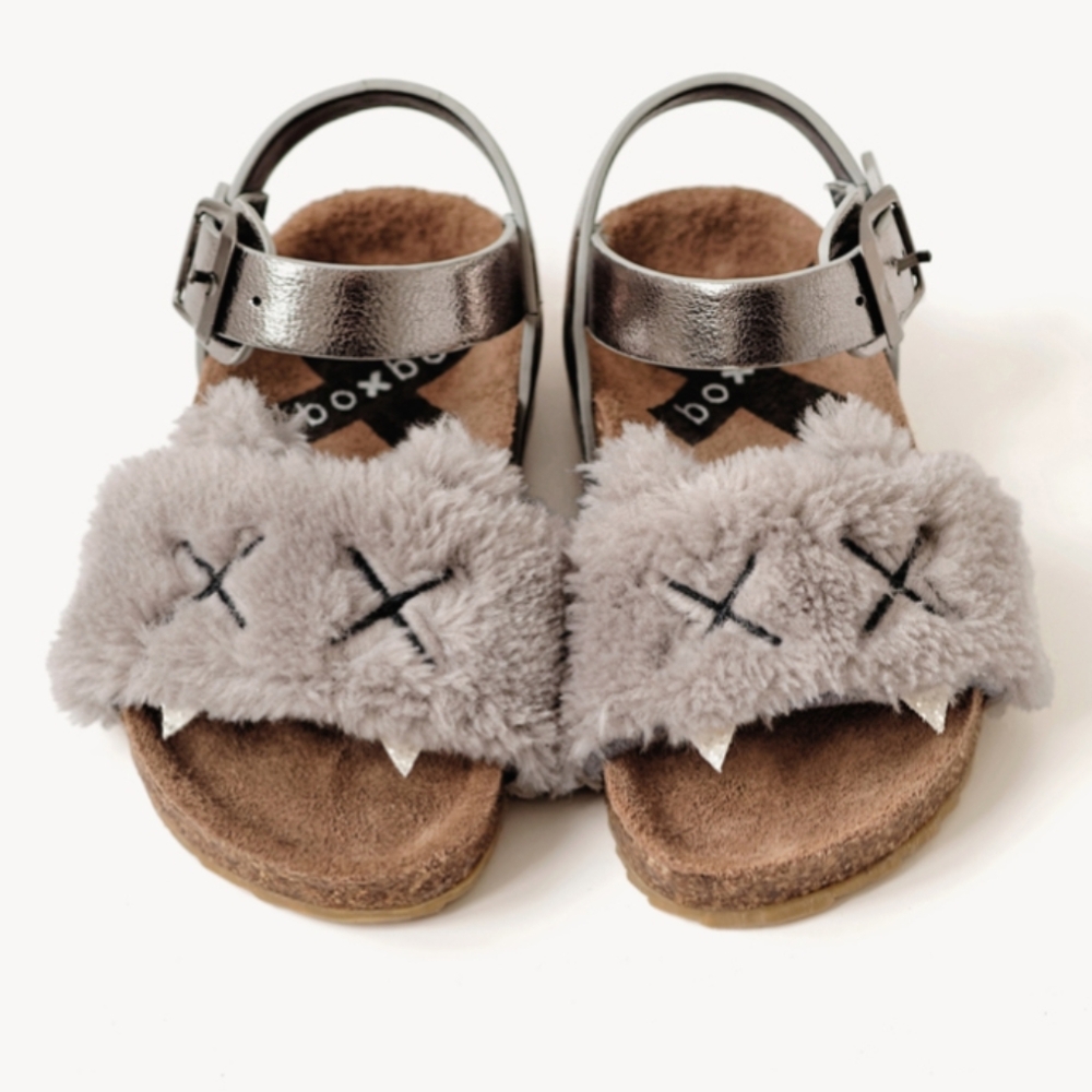 BoxBo Canine Gray children sandals